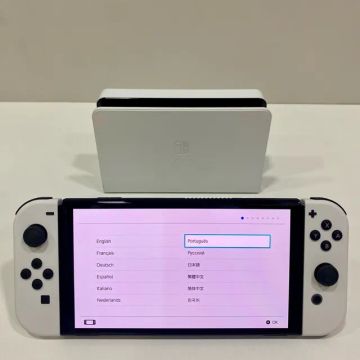 Nintendo Switch Oled Branco 64GB Seminovo Garantia - FFSTOREGAMES