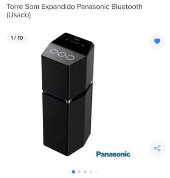 Torre de Som Expandido Panasonic Bluetooth