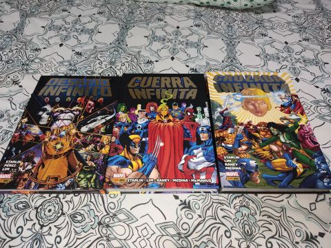 Saga Infinita - Guerra Infinita, Desafio Infinito e Cruzada Infinita - Marvel