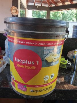 Tecplus 1 Quartzolit - Impermeabilizante para Reboco, Argamassa e Concreto - 18L