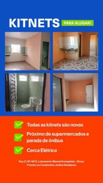 KITNETS PARA ALUGAR (DIRCEU)