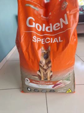  VENDO RAÇÃO GOLDEN ESPECIAL 20 KILOS