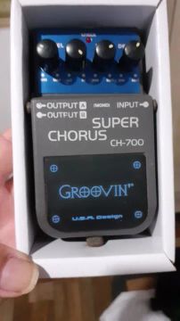 PEDAL DE GUITARRA SUPER CHORUS