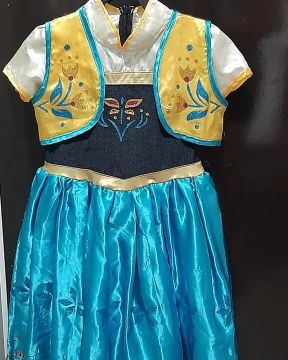 Vestido Infantil - Princesa Ana - Frozen