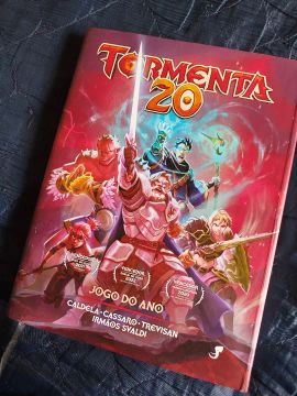 Tormenta 20 : Jogo do Ano, Livro capa dura, ótima qualidade, praticamente novo