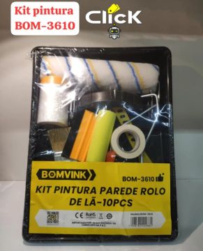 kit Pintura parede com 10 itens