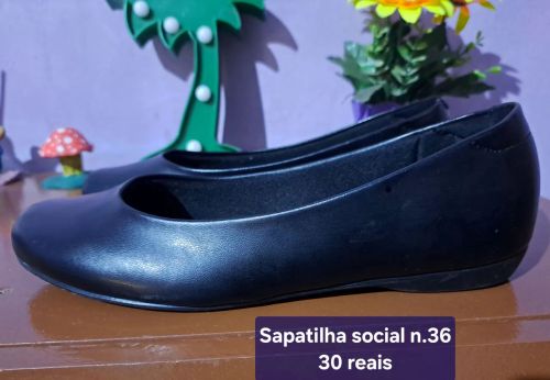 Sapato Social Feminino Preto - Tamanho 36