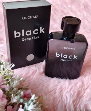 Perfume Masculino Odorata Black Deep Man - Novo