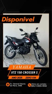 Yamaha XTZ 150 CROSSER S zero km ano 2025,aceitamos cartão e financiamento bancário 