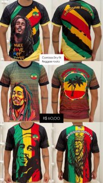 CAMISAS DRY FIT, REGGAE ROOTS
