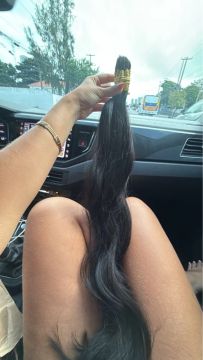 Cabelo Humano Virgem - Mega Hair - 100% Natural