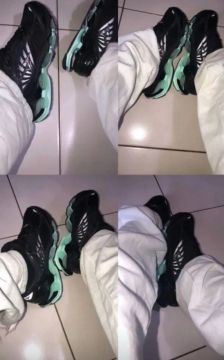 Tênis Mizuno prophecy 8 Preto com detalhes em verde
