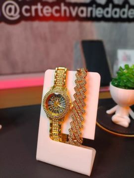RELÓGIO ROYALTY COM PULSEIRA