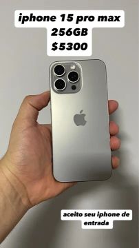 iPhone 15 Pro Max 256GB - Novo