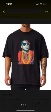 Camiseta Kanye West - Tamanho G