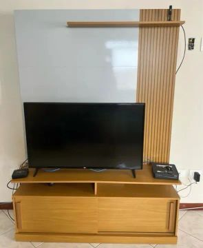 Rack para TV com Painel Moderno