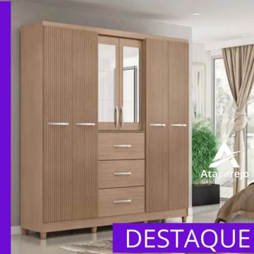 Guarda Roupa Casal Entrega e Montagem Grátis 