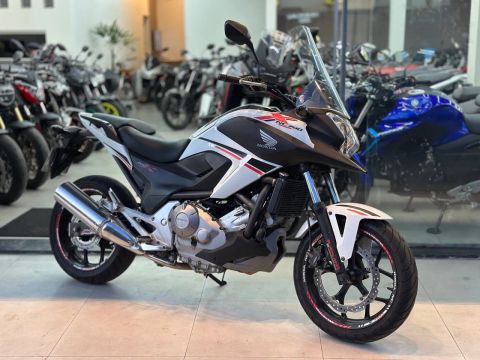 Honda Nc 700X 2013 Branca - Mepal Motos