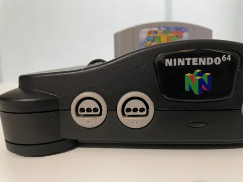 Nintendo 64 com mod RGB, controle e fonte original, adaptador e  3 cartuchos
