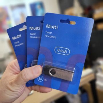 Pen Drive Multilaser 64GB Twist