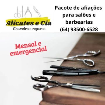 Afiação de tesouras e facas 