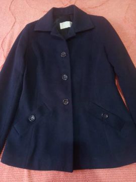 Casaco de Lã Feminino Azul Marinho da DeLucca. Lindo, impecável.
