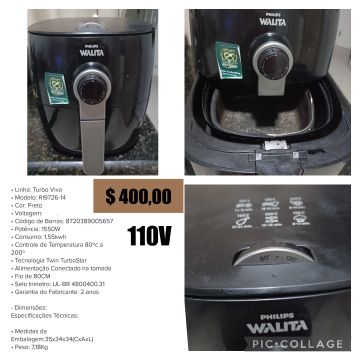 Air Fryer Philips Walita 127V