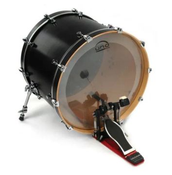 Pele Batedeira Para Bumbo 22' Transparente Uno By Evans EQ4 UBD22EQ4