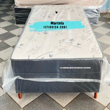 Cama box Solteiro- Completa 