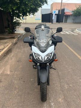 Suzuki V-Strom 650 - Branca - 2014