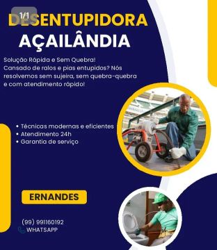 Desentupidora Açailândia/imperatriz.