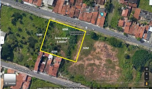 Excelente Terreno com 3.000m², rua asfaltada, próximo ao Atacadão