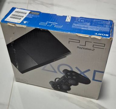 Playstation 2 Original NOVO na caixa - Único dono, peça de colecionador + 2 jogos