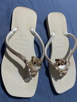 Havaianas decorada 