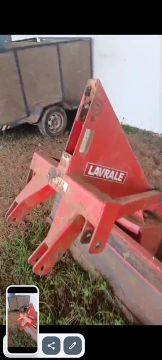 Lamina plaina traseira para trator 1,5 mts (pode ser adptado para qq trator)