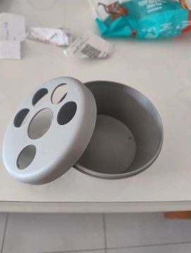Porta-algodão de Silicone para Maquiagem