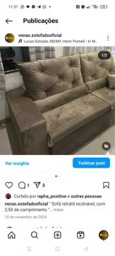 Sofá Retrátil Reclinável 2,00m Disponível esse