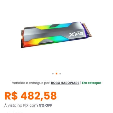 SSD Adata 500GB XPG Spectrix S20G, M.2