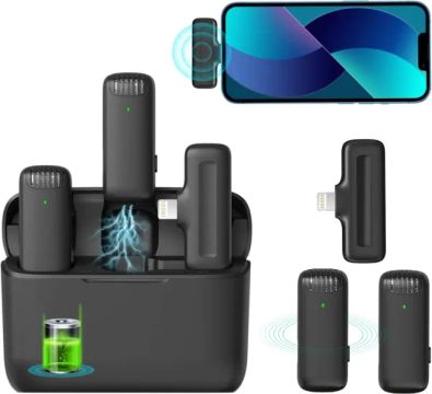 Microfone Lapela Ulanzi Android/Iphone 