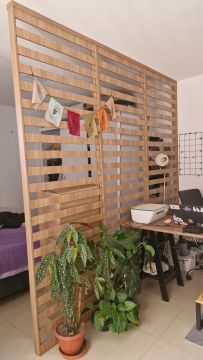 Divisória de ambientes painel ripado
