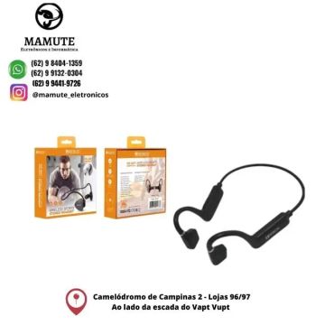 Fone De Ouvido Ósseo Neckband Sem Fio Hrebos Hs-611