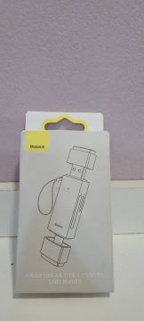 Leitor de Cartões SD/TF Baseus AirIDY USB-A & Type-C