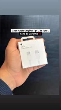 Cabo USB-C Apple Original 1m