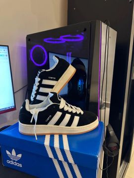 Tênis Adidas Campus Preto e Branco