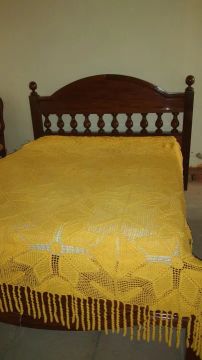 Colcha de Cama casal em Crochê(feita a mão)