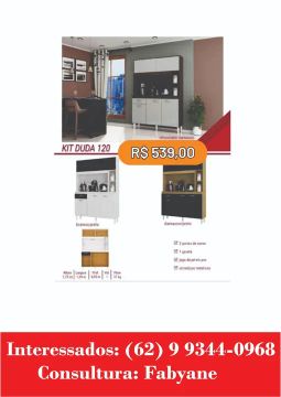 Armario de Cozinha kit duda 120