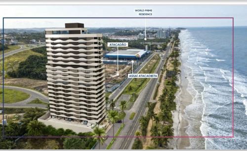 Apartamento de Luxo à Beira-Mar com Vista Espetacular