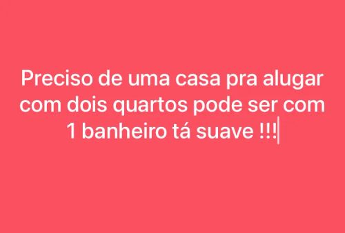 Casa pra alugar 
