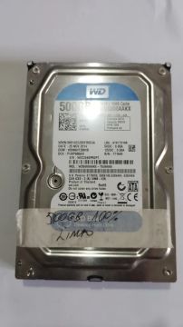 hd sata 500gb wd saude 100%