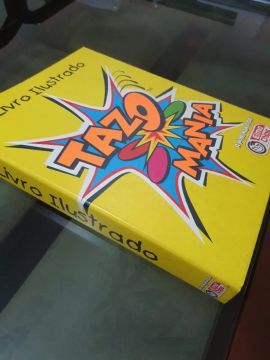 Livro Ilustrado Tazo Mania Completo com Todos os Tazos - Edição 1997